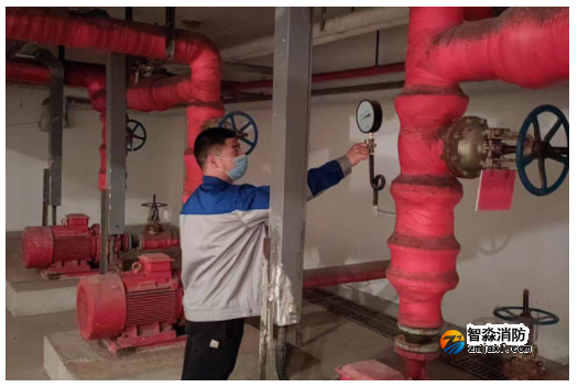 消防水系統維保現場